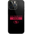 NFL San Francisco 49ers Black Performance Series iPhone 15 Pro Skin