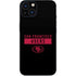 NFL San Francisco 49ers Black Performance Series iPhone 14 Skin