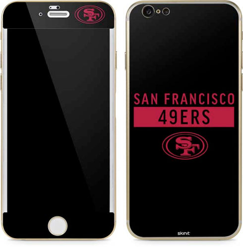 NFL San Francisco 49ers Black Performance Series iPhone 6/6s Skin