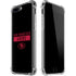 NFL San Francisco 49ers Black Performance Series iPhone 7/8 Plus Clear Case