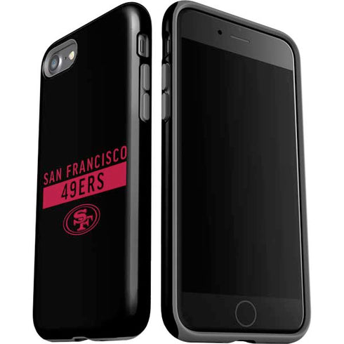 NFL San Francisco 49ers Black Performance Series iPhone SE (2nd & 3rd Gen) Pro Case