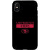 NFL San Francisco 49ers Black Performance Series iPhone X Pro Case