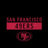 NFL San Francisco 49ers Black Performance Series iPhone X Skin
