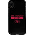 NFL San Francisco 49ers Black Performance Series iPhone XR Pro Case