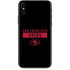 NFL San Francisco 49ers Black Performance Series iPhone XS Max Skin