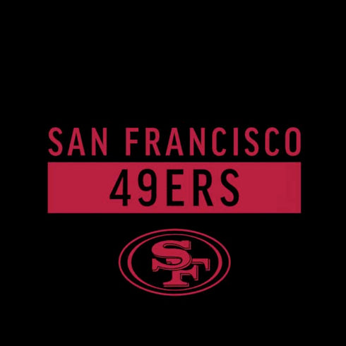 NFL San Francisco 49ers Black Performance Series iPhone XS Max Skin