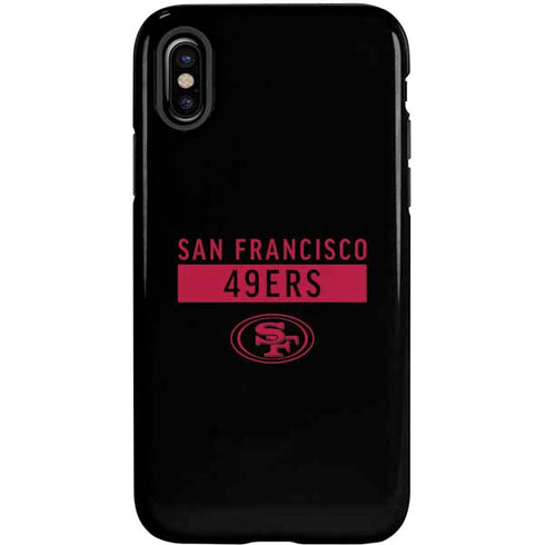 NFL San Francisco 49ers Black Performance Series iPhone XS Pro Case