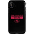 NFL San Francisco 49ers Black Performance Series iPhone XS Pro Case