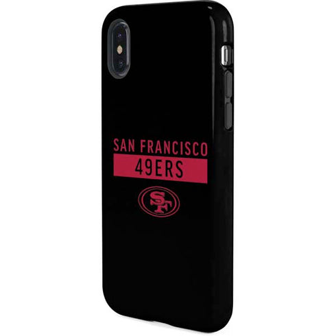 NFL San Francisco 49ers Black Performance Series iPhone XS Pro Case