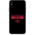 NFL San Francisco 49ers Black Performance Series iPhone XS Skin