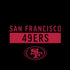 NFL San Francisco 49ers Black Performance Series iPhone XS Skin
