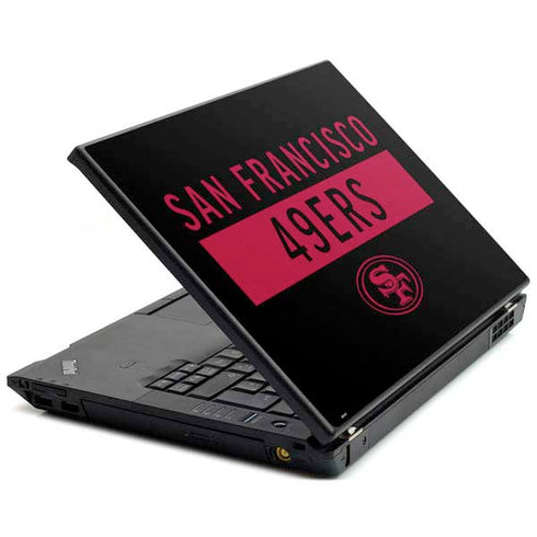 NFL San Francisco 49ers Black Performance Series Lenovo T420 Skin