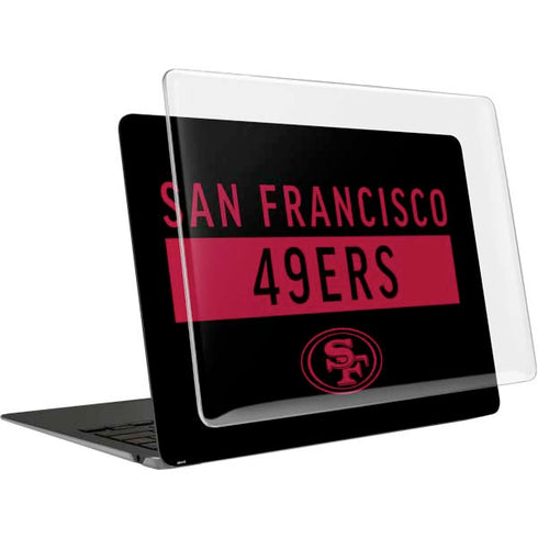NFL San Francisco 49ers Black Performance Series MacBook Air 13in M1 (2021) Case plus Skin