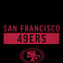 NFL San Francisco 49ers Black Performance Series Moto G6 Skin