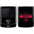 NFL San Francisco 49ers Black Performance Series Motorola RAZR Skin