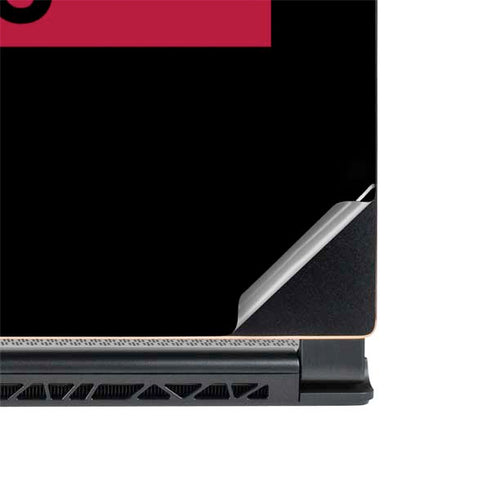 NFL San Francisco 49ers Black Performance Series MSI GS65 Stealth Laptop Skin