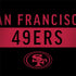 NFL San Francisco 49ers Black Performance Series Notebook 9 Pro 13in (2017) Skin