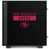 NFL San Francisco 49ers Black Performance Series NZXT H510 Compact ATX Mid-Tower Case Skin