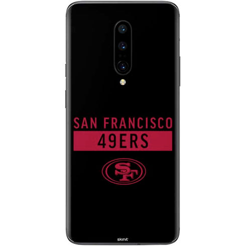 NFL San Francisco 49ers Black Performance Series OnePlus 7 Pro Skin