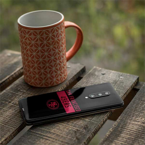 NFL San Francisco 49ers Black Performance Series OnePlus 7 Pro Skin