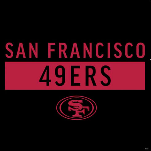 NFL San Francisco 49ers Black Performance Series PS4 Controller Skin