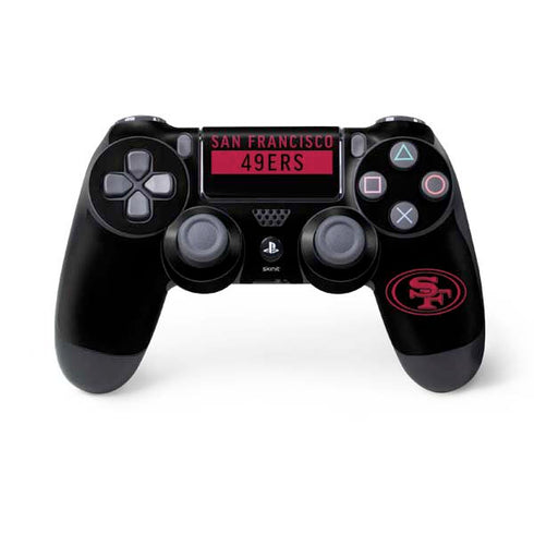 NFL San Francisco 49ers Black Performance Series PS4 Controller Skin