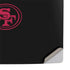 NFL San Francisco 49ers Black Performance Series PS5 Console Skin