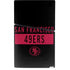 NFL San Francisco 49ers Black Performance Series PS5 Slim Digital Edition Bundle Skin
