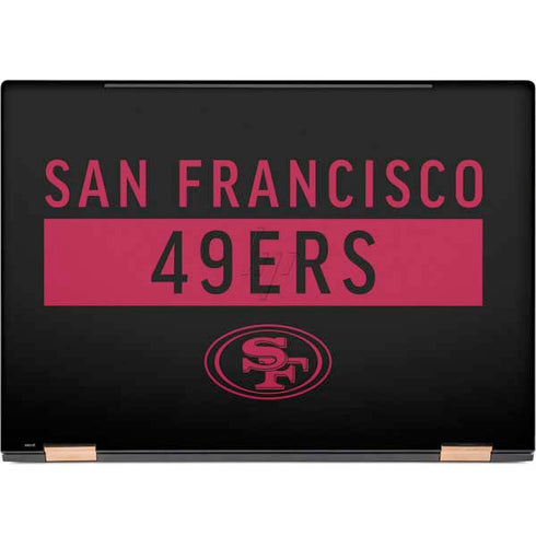 NFL San Francisco 49ers Black Performance Series HP Spectre Skin