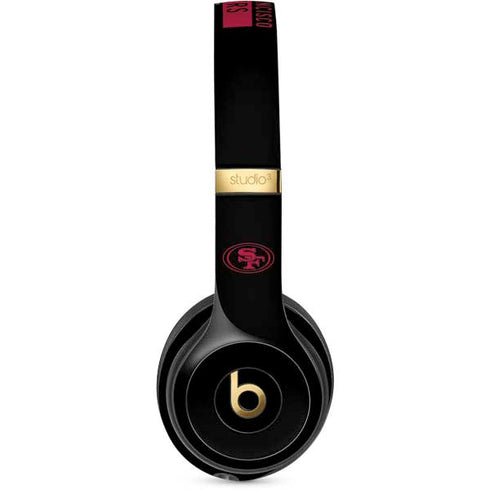 NFL San Francisco 49ers Black Performance Series Studio Wireless 3 Skin