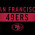 NFL San Francisco 49ers Black Performance Series Surface Book 2 13.5in Skin