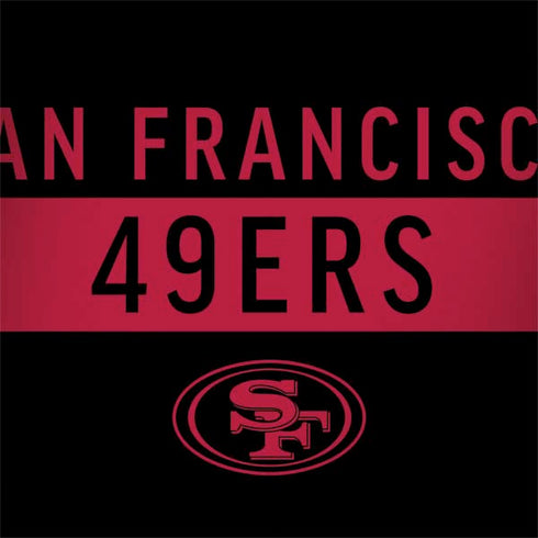 NFL San Francisco 49ers Black Performance Series Surface Book 2 15in Skin