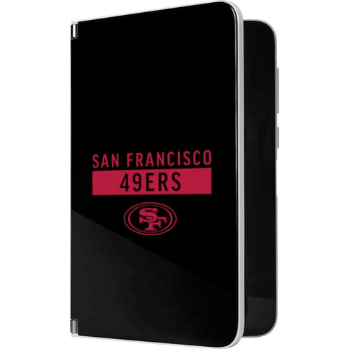 NFL San Francisco 49ers Black Performance Series Surface Duo Skin