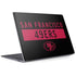 NFL San Francisco 49ers Black Performance Series Surface Laptop 2 Skin