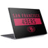 NFL San Francisco 49ers Black Performance Series Surface Laptop 3 13.5in Skin