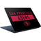 NFL San Francisco 49ers Black Performance Series Surface Laptop Skin