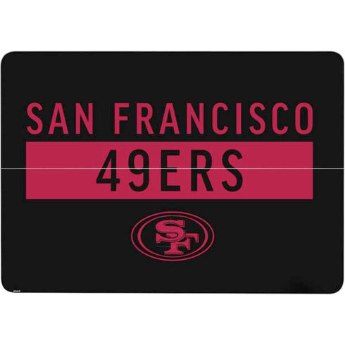 NFL San Francisco 49ers Black Performance Series Surface Laptop Studio Skin