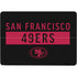 NFL San Francisco 49ers Black Performance Series Surface Laptop Studio Skin
