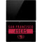 NFL San Francisco 49ers Black Performance Series Surface Pro 4 Skin