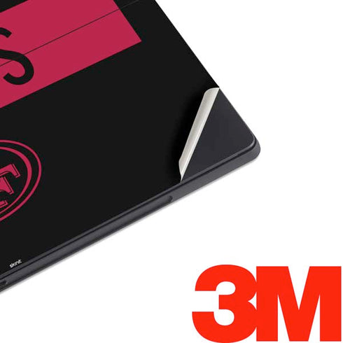 NFL San Francisco 49ers Black Performance Series Surface Pro 6 Skin