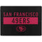 NFL San Francisco 49ers Black Performance Series Surface Pro 8 Skin