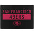 NFL San Francisco 49ers Black Performance Series Surface Pro 8 Skin