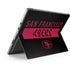 NFL San Francisco 49ers Black Performance Series Surface Pro 8 Skin
