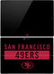 NFL San Francisco 49ers Black Performance Series Surface Pro (2017) Skin