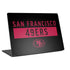 NFL San Francisco 49ers Black Performance Series Universal Laptop 11in (8.8 x 6.2in) Skin