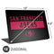 NFL San Francisco 49ers Black Performance Series Universal Laptop 16in (13 x 9.4in) Skin