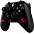NFL San Francisco 49ers Black Performance Series Xbox One X Controller Skin