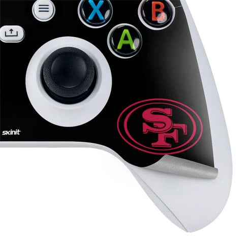 NFL San Francisco 49ers Black Performance Series Xbox Series S Bundle Skin