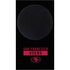 NFL San Francisco 49ers Black Performance Series Xbox Series S Console Skin