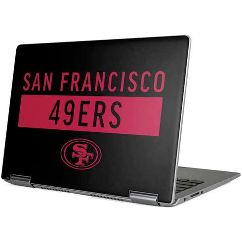 NFL San Francisco 49ers Black Performance Series Yoga 710 14in Skin